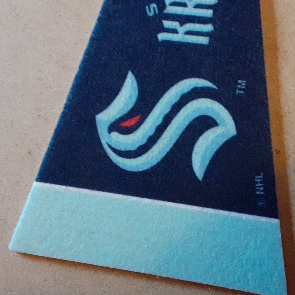 Seattle Kraken NHL Mini Felt Collectible Pennant